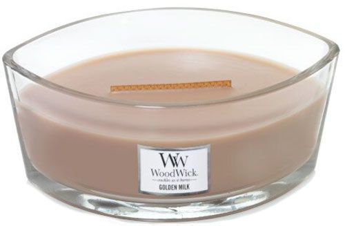 Свеча ароматическая Woodwick Ellipse Golden Milk 453 г 