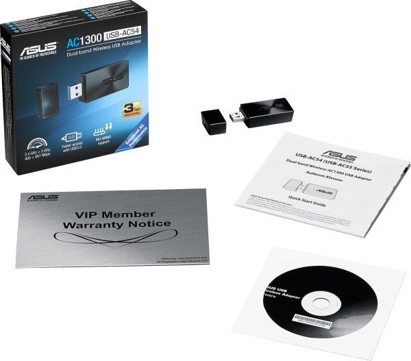 Wi-Fi-адаптер Asus USB-AC54 B1 