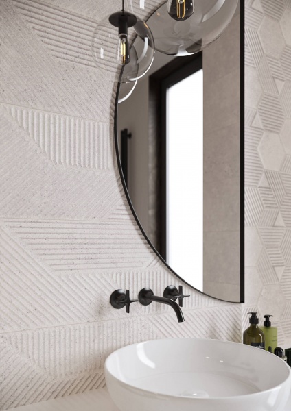 Плитка Ceramika Paradyz Palomera Grys Struktura Rekt. 29,8x89,8 