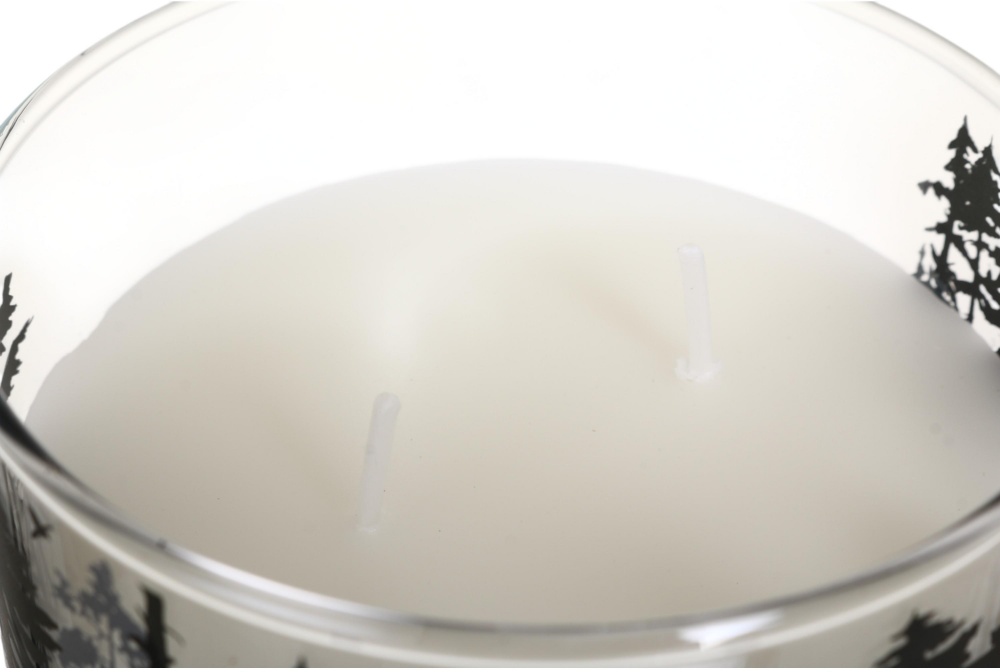 Свеча ароматическая Pako-If в стекле Снежный лес 100х80 мм