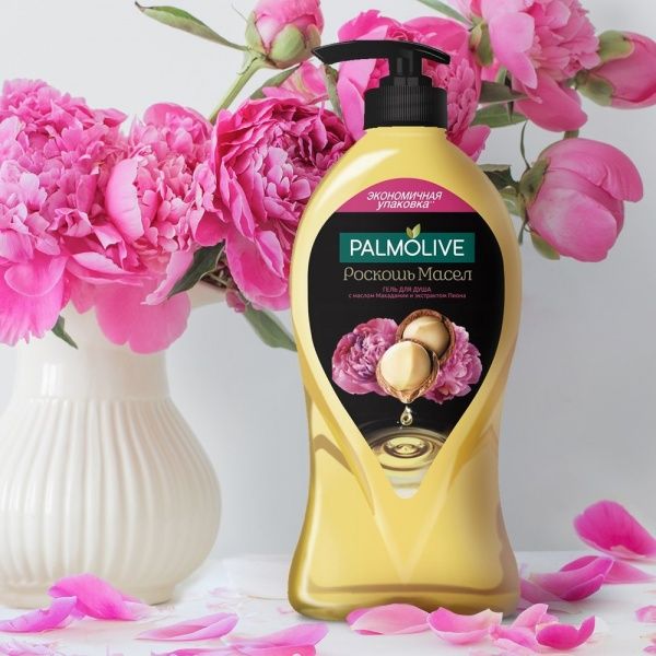 Гель для душу Palmolive Розкіш oлій з олією макадамії та екстрактом півонії 750 мл