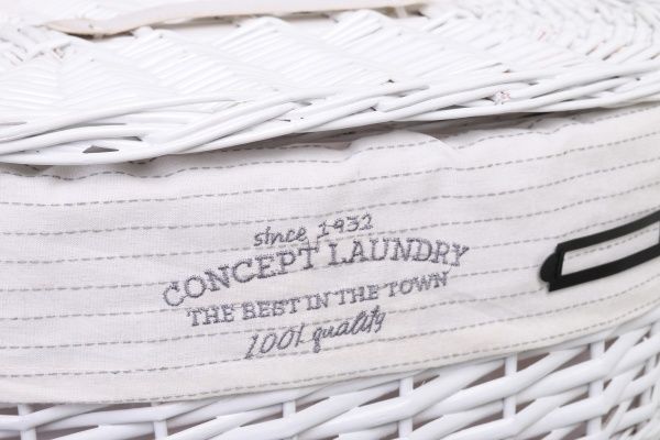 Корзинка плетеная Tony Bridge Basket с текстилем 44х30х48 см HQN20-1CD-2 