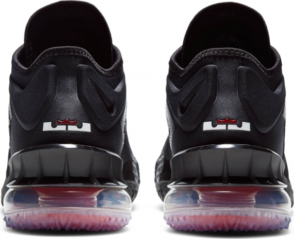 Кроссовки Nike LeBron 18 Low CV7562-001 р.US 9,5 черно-красный