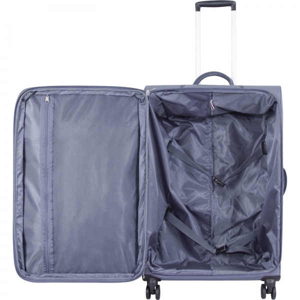 Чемодан Bagland L New 90 л серый 3799127 