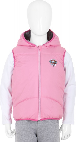 Жилет дитячий для дівчинки Соня з капюшоном р.104 світло-рожевий Н0107 