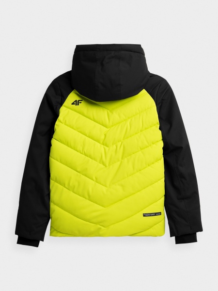 Куртка 4F J4Z21-JKUMN402-72S р.140 салатово-чорний
