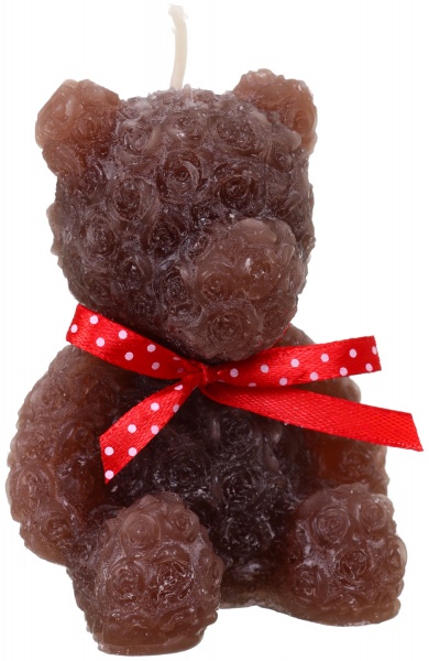 Свеча декоративная Медвежонок 90 мм 140 г в ассортименте Pako-If