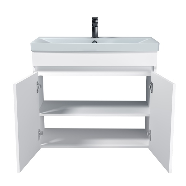 Тумба підвісна Мойдодир URBAN-80-U Біла з умивальником Sempre