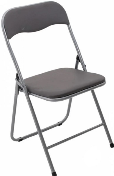 Стул обеденный раскладной Simply серый/серый