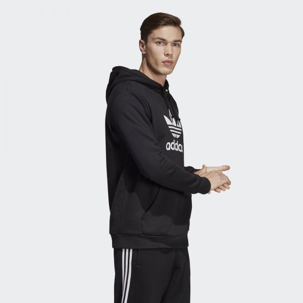 Джемпер Adidas TREFOIL HOODIE DT7964 р. M чорний