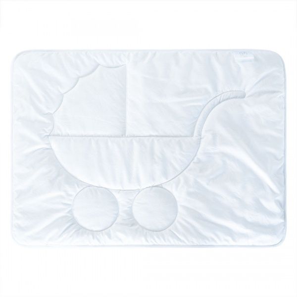 Набор в коляску: одеяло 60х80 см + подушка 30х40 см IDEIA белый 8000010414 