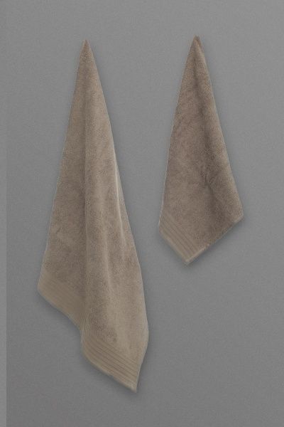 Набор полотенец махровых 2 шт. Soft бежевый Durutex 