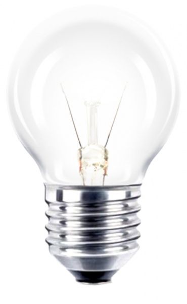 Лампа накаливания Techlamp P45 60 Вт E27 230 В прозрачная 