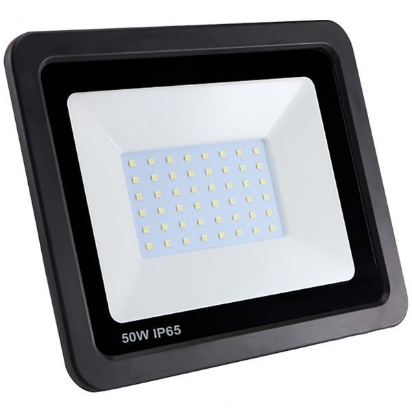 Прожектор Eurolamp 6000 K 50 Вт IP65 черный LED-FL-50/6(black) 