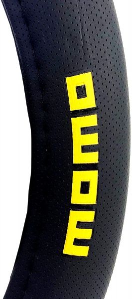 Чехол на руль MOMO SWC010BR черный с красным