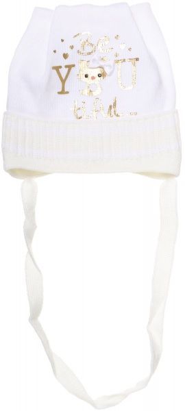 Шапочка дитяча для дівчинки Luna Kids р.36 бежевий 2146 