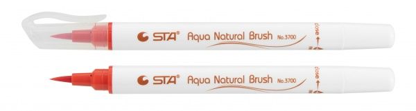 Маркер акварельный STA кисточка AQUA NATURAL BRUSH STA3700-15 коралловый 