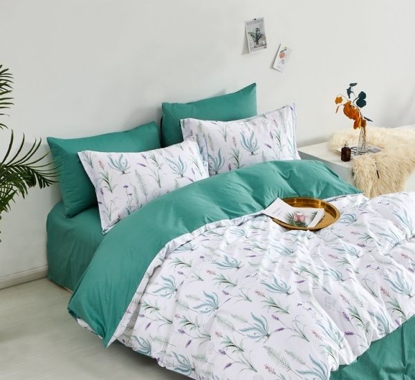 Комплект постельного белья семейный UME213 зеленый Word of Dream 