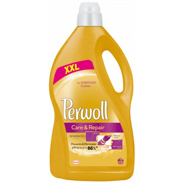 Гель для машинной и ручной стирки Perwoll для деликатной стирки для ежедневной стирки 3,6 л