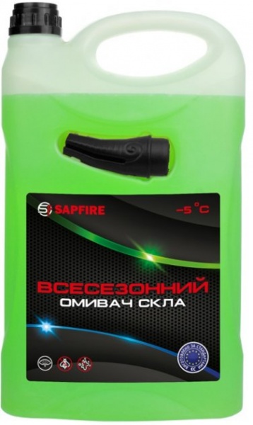 Омыватель стекла SAPFIRE Лайм -5 4 л (401172)