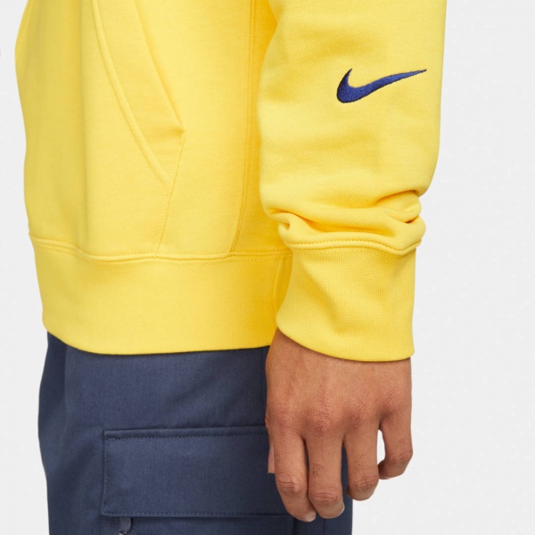 Джемпер Nike FCB M NSW CLUB HOODIE PO FT DX4755-728 р. S жовтий