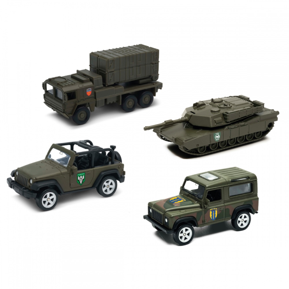 Міні-модель TechnoDrive 1:32 Шеврони Героїв S2 в асортименті 250350W2