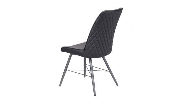 Стул обеденный Лиам New X-1339KD 465х680х960 мм черный/черно-серый