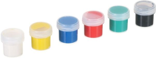 Гуаш 6 шт, 10мл Перо