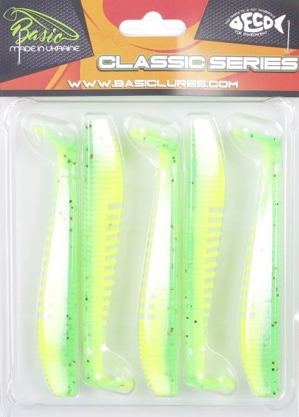 Приманка рыболовная Basic Lures Sovereign 4,0 100 мм 5 шт. 943 силиконовая