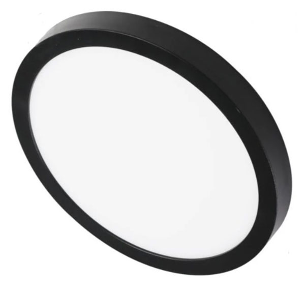 Світильник стельовий LED CONCEPT CAVAN R 180 15 Вт чорний 4500 К