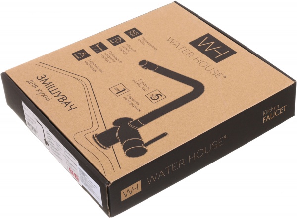 Смеситель для кухни Water House Galaxy черный