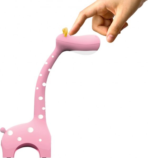 Настільна лампа декоративна Promate Melman із нічником LED 6 Вт рожевий . 