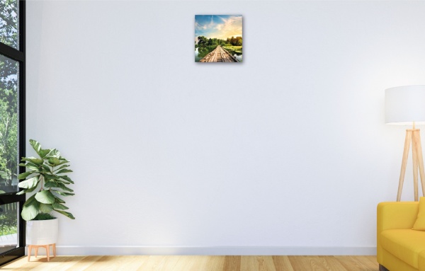 Картина Деревянная вымостка 400x400 см GIS UKRAINE 