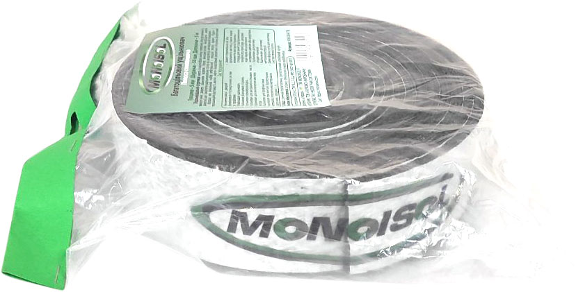 Смуга прямокутний Monoisol 5x50 мм 5 м чорний