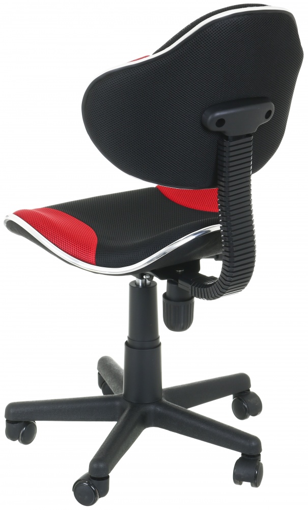 Кресло Сафир черно-красный