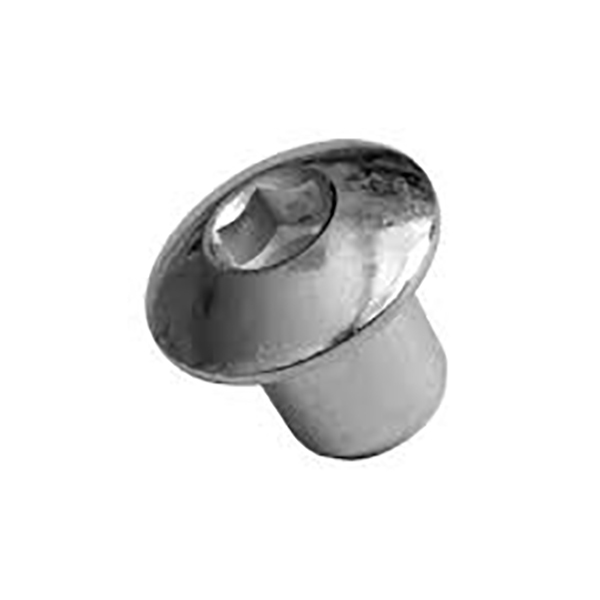 Меблева гайка Еріксона 15/М6х10 мм білий цинк 4 шт.