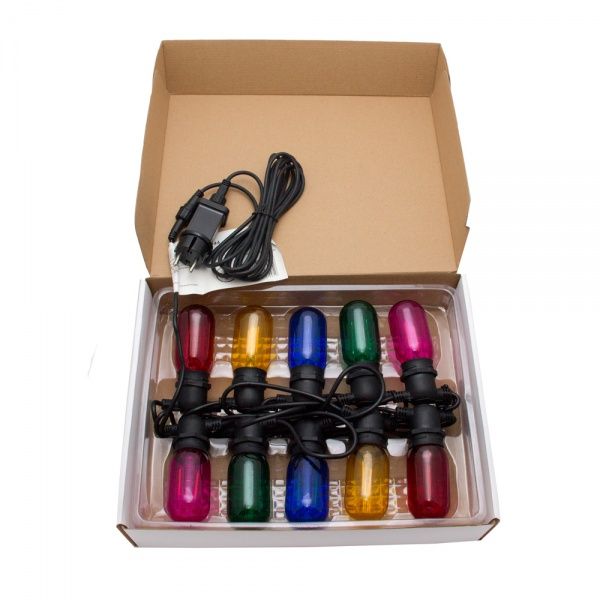 Электрогирлянда линейная Девилон 930059 светодиодная (LED) 10 ламп 8,4 м