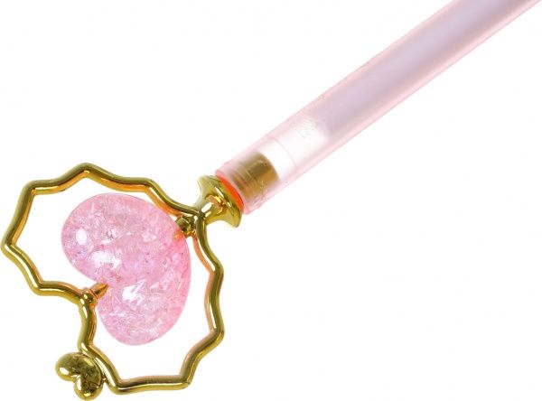 Ручка гелевая Розовое сердце 