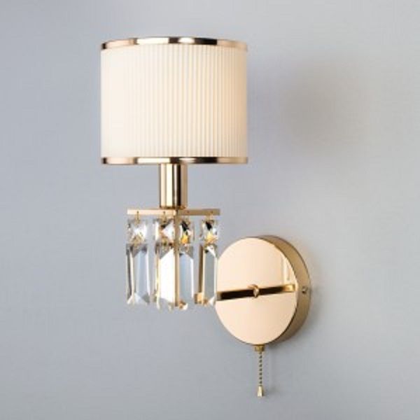 Бра Strotskis Zaffiro 1x40 Вт E14 золото 10099/1 