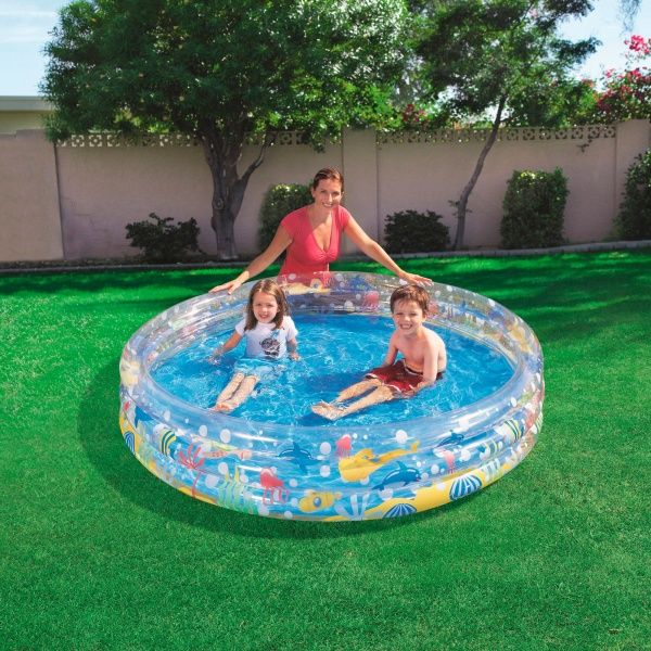 Бассейн надувной Bestway Морской мир 183x33 см 480 л 51005