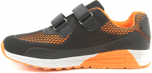 Кроссовки для мальчика UTSH-K5103 р.34 черный с оранжевым 