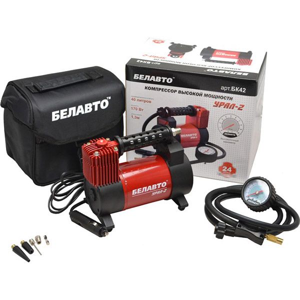 Компресcор автомобильный БЕЛАВТО УРАЛ-2 БК42