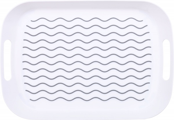 Поднос Blanco с антискользящей вставкой 44,5x29,5x5 см Flamberg