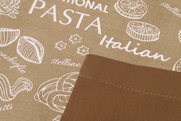 Фартук с регулируемой завязкой полупанама Паста бежевый Homeline