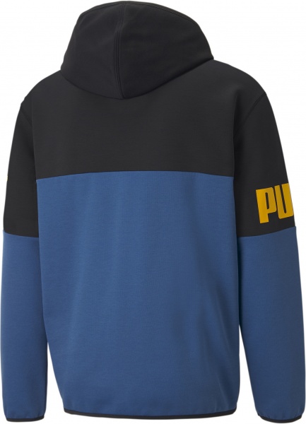 Джемпер Puma POWER CAT FULL-ZIP HOODIE 84992617 р. S бирюзовый