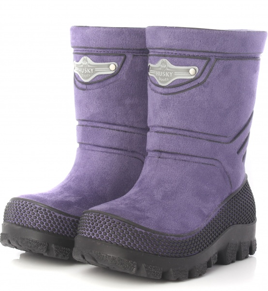 Чоботи зимові для дівчаток Alisa Line Husky розмір 35 бузковий 