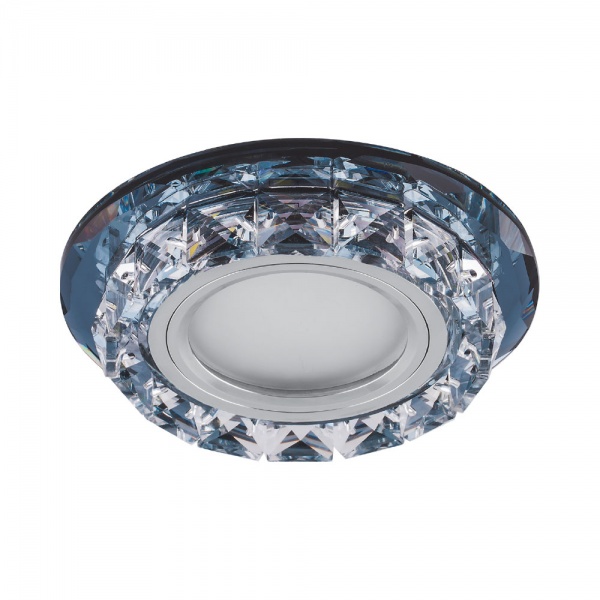 Светильник точечный LightMaster под лампу со светодиодной подсветкой CD878 MR16 прозрачный