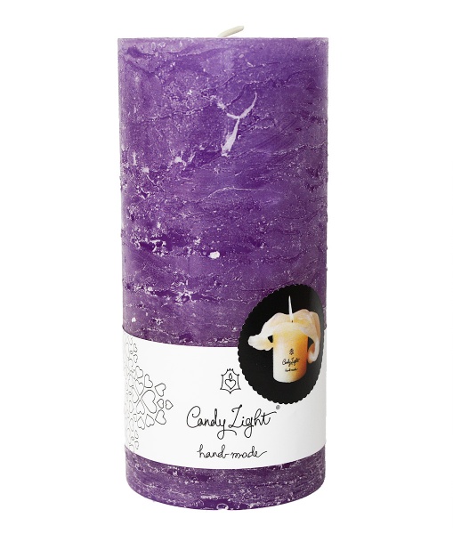 Свеча цилиндр фиолетовая С07*15/ 1-4,3 Candy Light