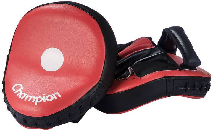 Лапы боксерские GF Champion CHM00253 5x20x24 см красный с черным