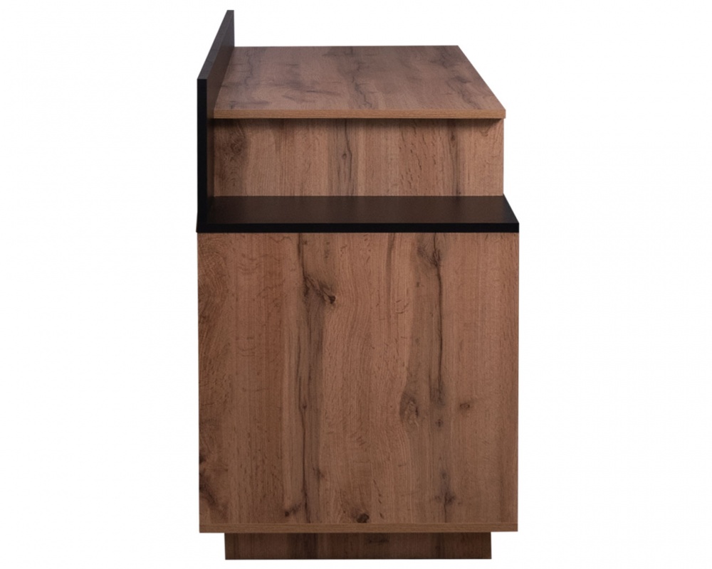 Стіл письмовий DC Палермо 835х1380х516 мм дуб тахо/чорний/дуб тахо